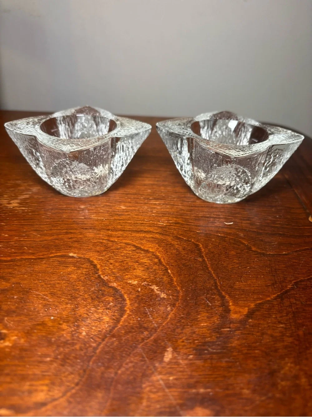 Vintage Indiana Glass. And votives — Set of 2